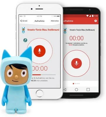 Tonies Kreativ-Tonie, Blau/hellbraun 2 Tonies Kreativ-Tonie, Blau/hellbraun – Bild 2