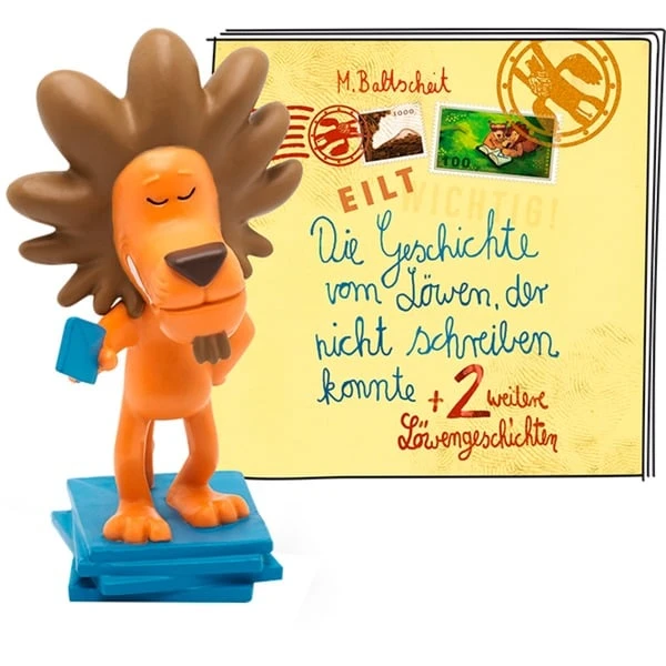 Tonies Geschichten Vom Löwen - Die Geschichte Vom Löwen, Der Nicht Schreiben Konnte Und Zwei Weitere Löwengeschichten, Spielfigur 1 Tonies Geschichten Vom Löwen - Die Geschichte Vom Löwen, Der Nicht Schreiben Konnte Und Zwei Weitere Löwengeschichten, Spielfigur
